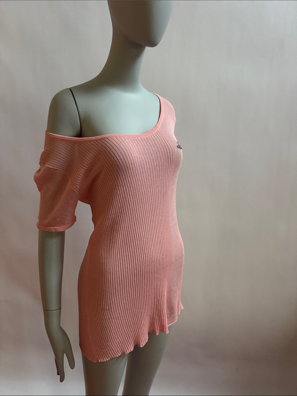 Vivienne Westwood Red Label Ribbed Knit mini dress 2014